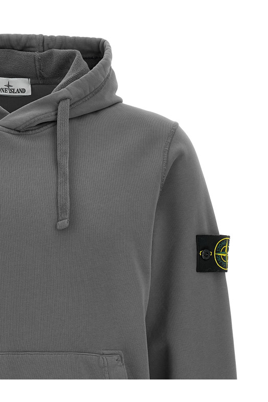 Худі з логотипом Сірий STONE ISLAND K2S156100062S0051V006B