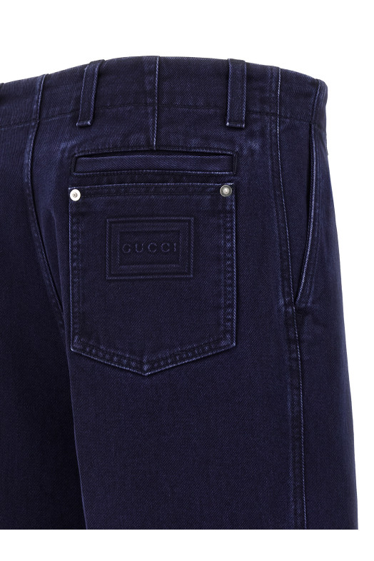Jeans label 'Gucci' Blue