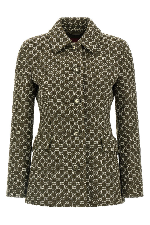 GG bouclé blazer Green GG bouclé blazer Green