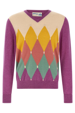 Светр Argyle Фіолетовий BALLANTYNE B2P00112K1492010 Светр Argyle Фіолетовий BALLANTYNE B2P00112K1492010