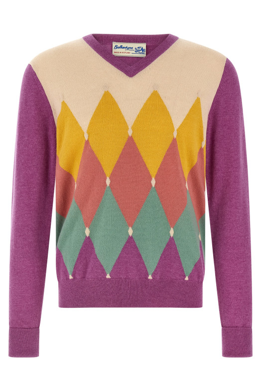 Свитер Argyle Фиолетовый BALLANTYNE B2P00112K1492010 Свитер Argyle Фиолетовый BALLANTYNE B2P00112K1492010