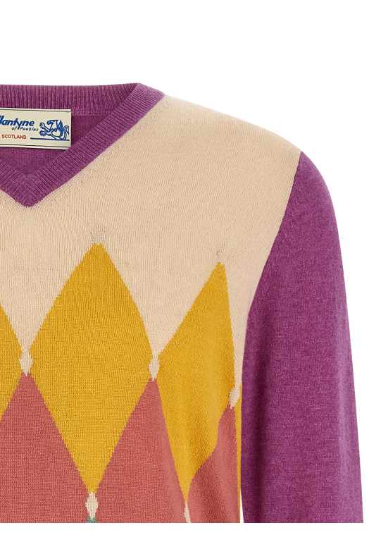 Свитер Argyle Фиолетовый BALLANTYNE B2P00112K1492010 Свитер Argyle Фиолетовый BALLANTYNE B2P00112K1492010