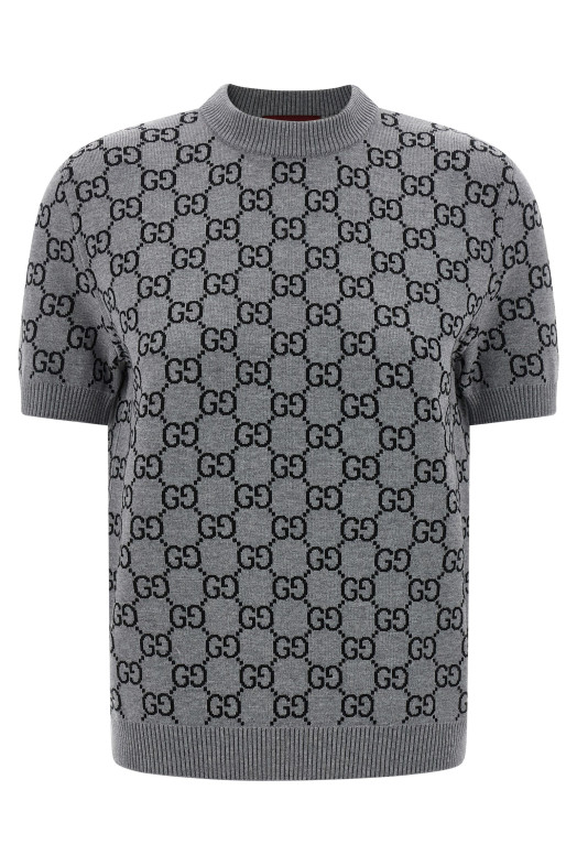 Reversible sweater GG jacquard Multicolor Reversible sweater GG jacquard Multicolor