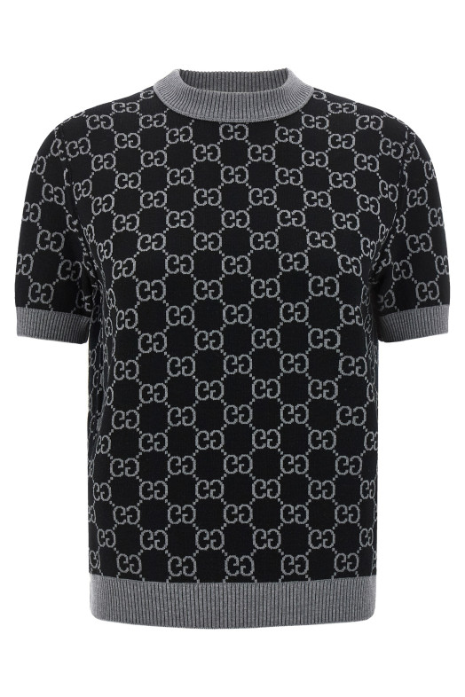 Reversible sweater GG jacquard Multicolor Reversible sweater GG jacquard Multicolor