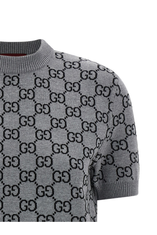 Reversible sweater GG jacquard Multicolor Reversible sweater GG jacquard Multicolor