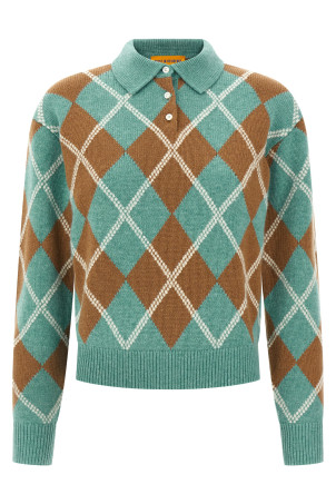 'Collegiate Argyle' polo shirt BLUE 'Collegiate Argyle' polo shirt BLUE