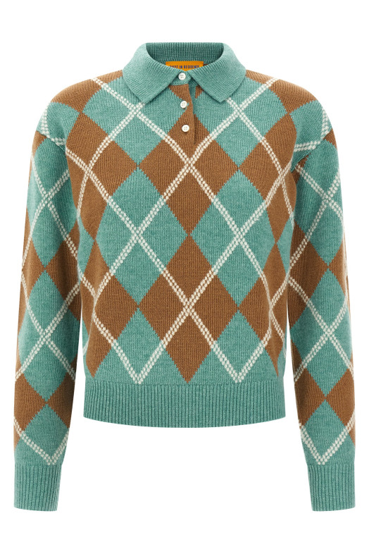 'Collegiate Argyle' polo shirt BLUE 'Collegiate Argyle' polo shirt BLUE