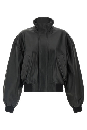 Кожаный блузон Черный BALENCIAGA 851025TSS021000 Кожаный блузон Черный BALENCIAGA 851025TSS021000