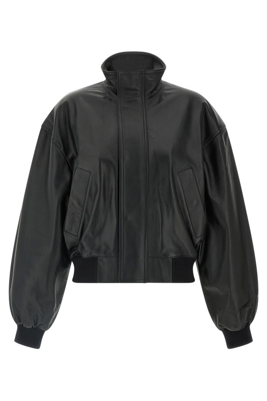 Leather blouson Black Leather blouson Black