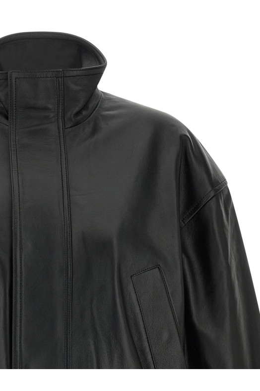 Leather blouson Black Leather blouson Black