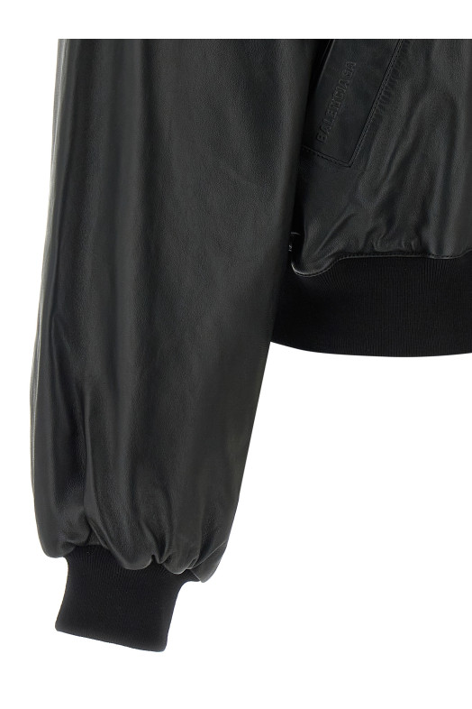 Leather blouson Black Leather blouson Black