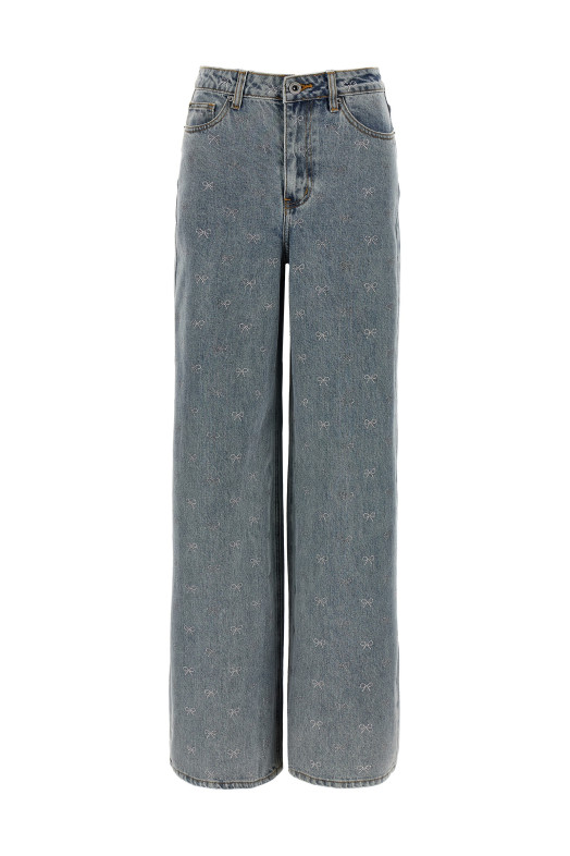 Джинси «Light Blue Diamante Bow» Сині PF25832PBLBLUE Джинси «Light Blue Diamante Bow» Сині PF25832PBLBLUE