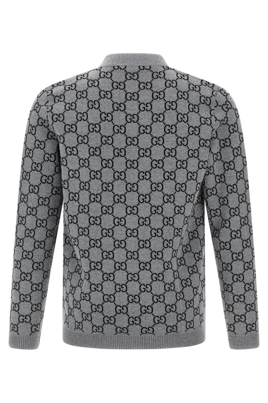 GG жаккардовый двусторонний кардиган Разноцветный GUCCI 798157XKEJP1045 GG жаккардовый двусторонний кардиган Разноцветный GUCCI 798157XKEJP1045