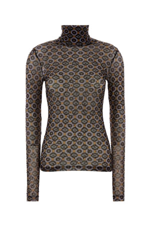 Printed stretch tulle Hoyser t-shirt DRIES VAN NOTEN (2520111252623) Printed stretch tulle Hoyser t-shirt DRIES VAN NOTEN (2520111252623)