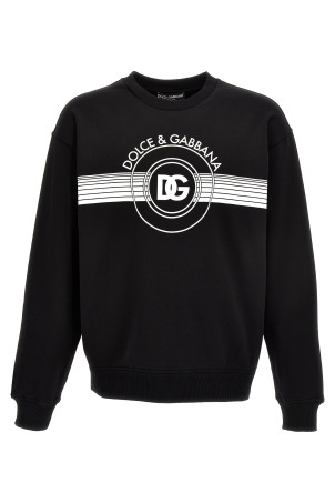 Logo print sweatshirt Black-grey Logo print sweatshirt Black-grey
