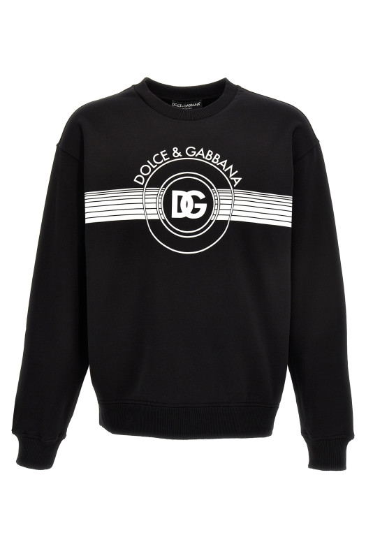 Logo print sweatshirt Black-grey Logo print sweatshirt Black-grey