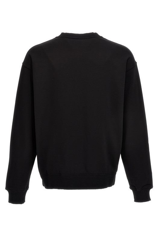 Logo print sweatshirt Black-grey Logo print sweatshirt Black-grey