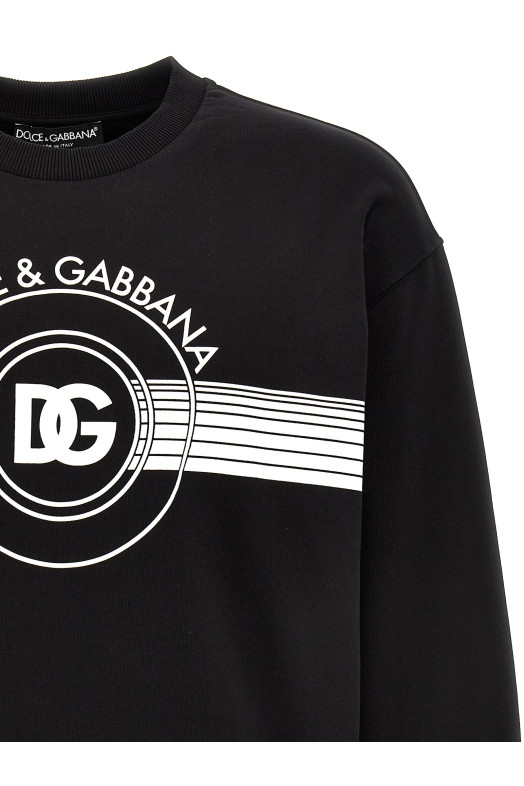 Logo print sweatshirt Black-grey Logo print sweatshirt Black-grey