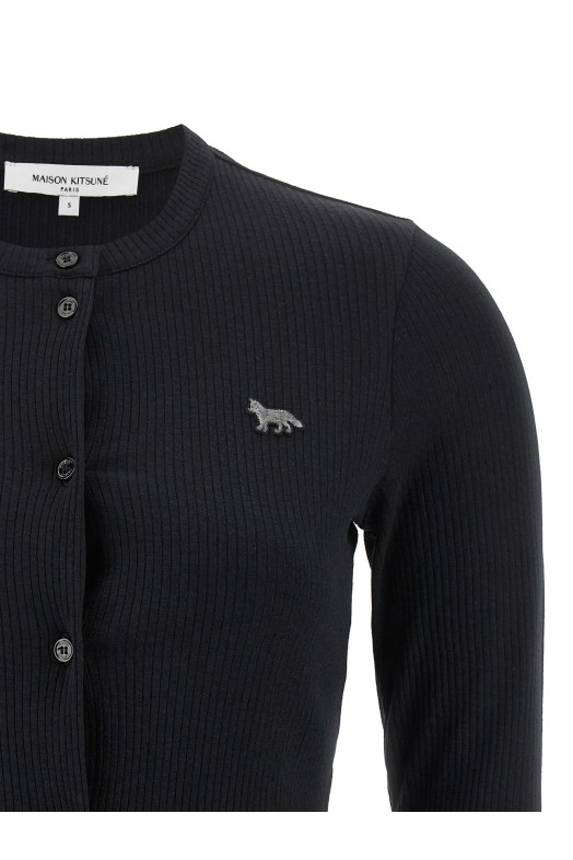 'Baby Fox' cardigan Black