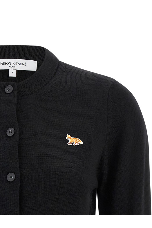 'Baby Fox' cardigan Black