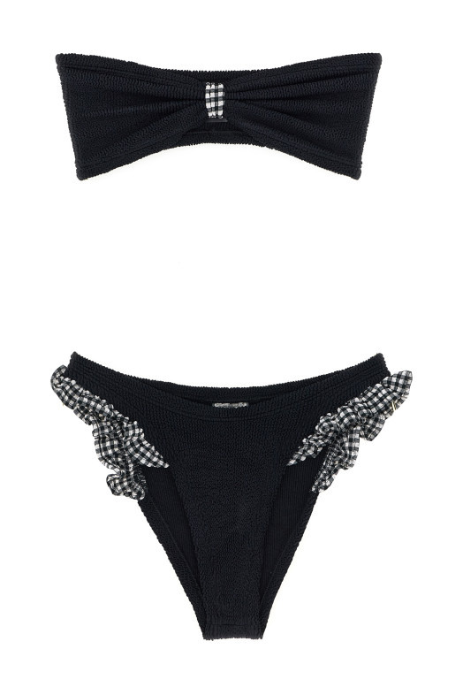 Бикини «Джин» Черно-серый JEANBIKINIBLACKGINGHAM