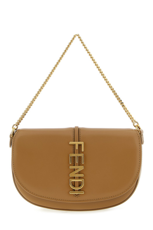 'Fendigraphy' Wallet on Chain Beige