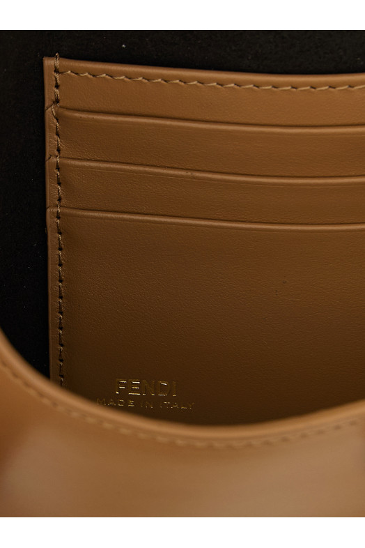 'Fendigraphy' Wallet on Chain Beige