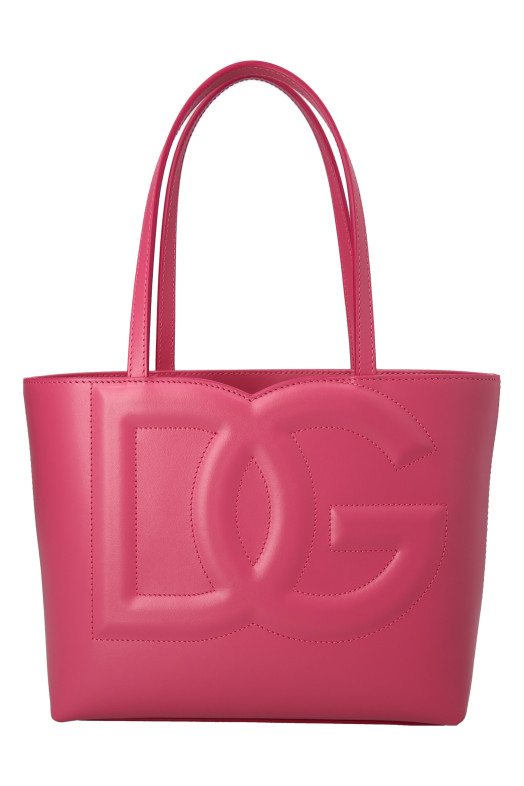 Small logo shopping bag Fuchsia Small logo shopping bag Fuchsia