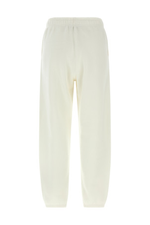 Fleece cotton joggers White Fleece cotton joggers White