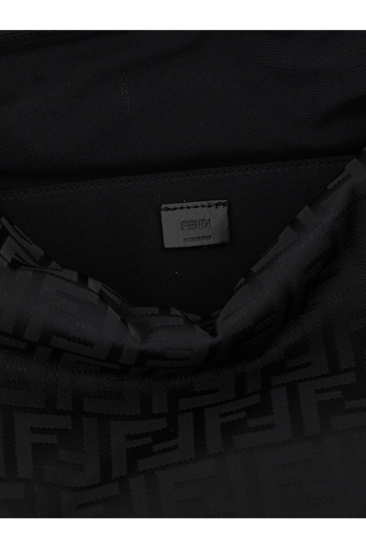 Велика сумка через плече «Fendi Lui» Чорна 7VA667AVC6F0SAJ Велика сумка через плече «Fendi Lui» Чорна 7VA667AVC6F0SAJ