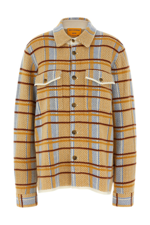 'Plaid Work' shirt Yellow