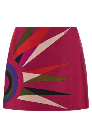 Silk skirt Fuchsia