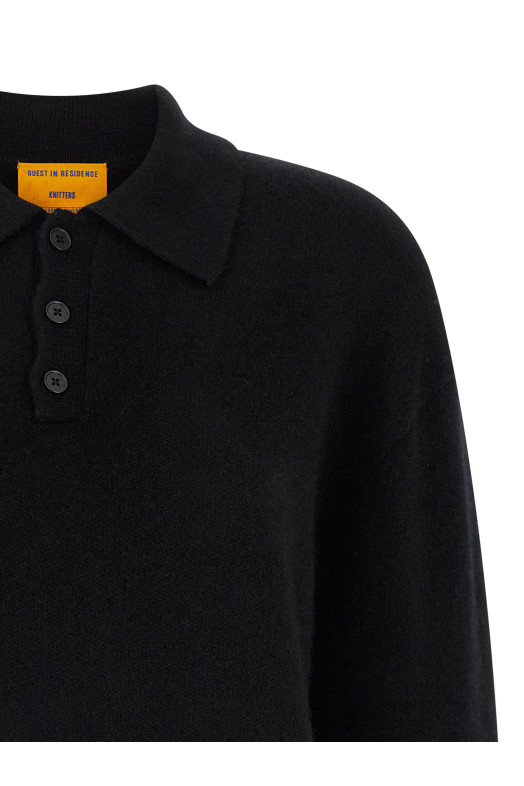 'Allday' polo shirt Black 'Allday' polo shirt Black