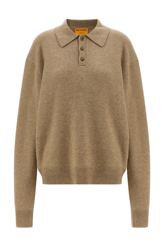 'Allday' polo shirt Beige 'Allday' polo shirt Beige