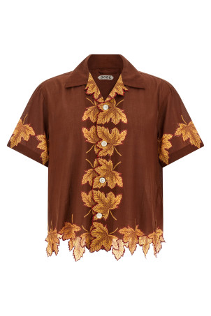 'Harvest Floor' shirt Brown 'Harvest Floor' shirt Brown