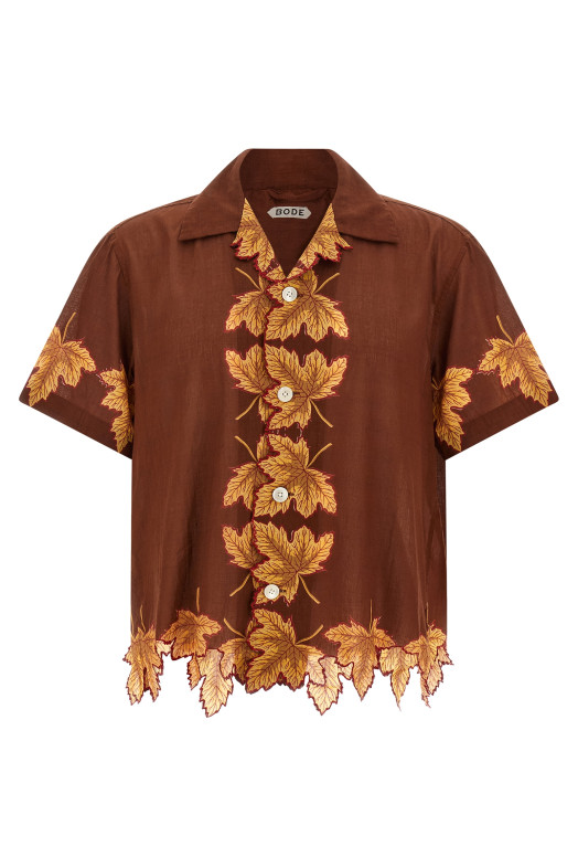 'Harvest Floor' shirt Brown 'Harvest Floor' shirt Brown