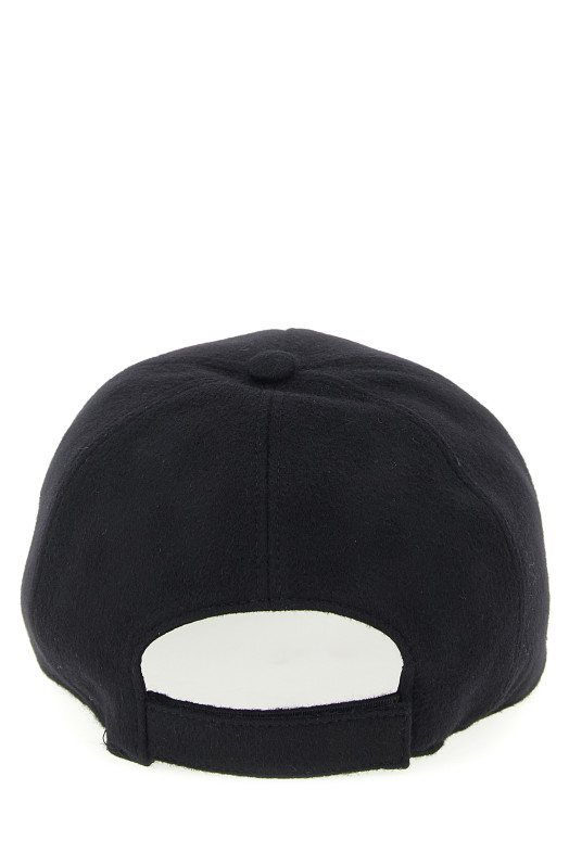 Wool and cashmere hat Black Wool and cashmere hat Black