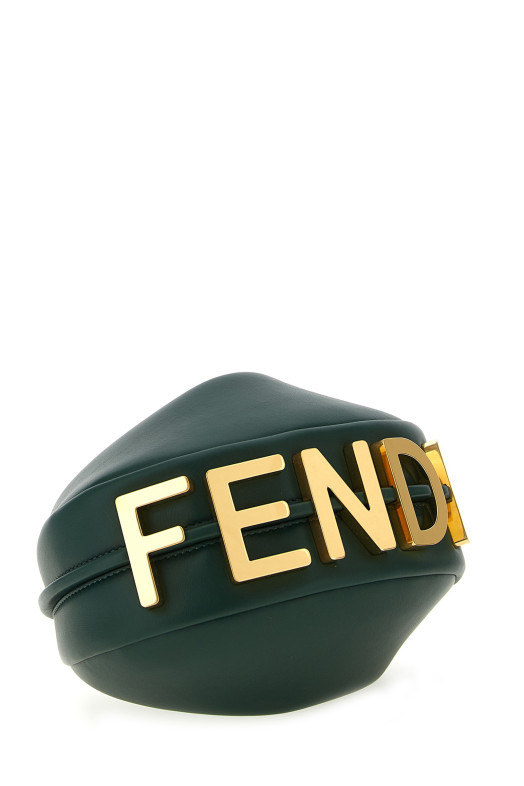 Мини-сумочка «Fendigraphy» Зеленая 8BS081A5DYF1TW6 Мини-сумочка «Fendigraphy» Зеленая 8BS081A5DYF1TW6