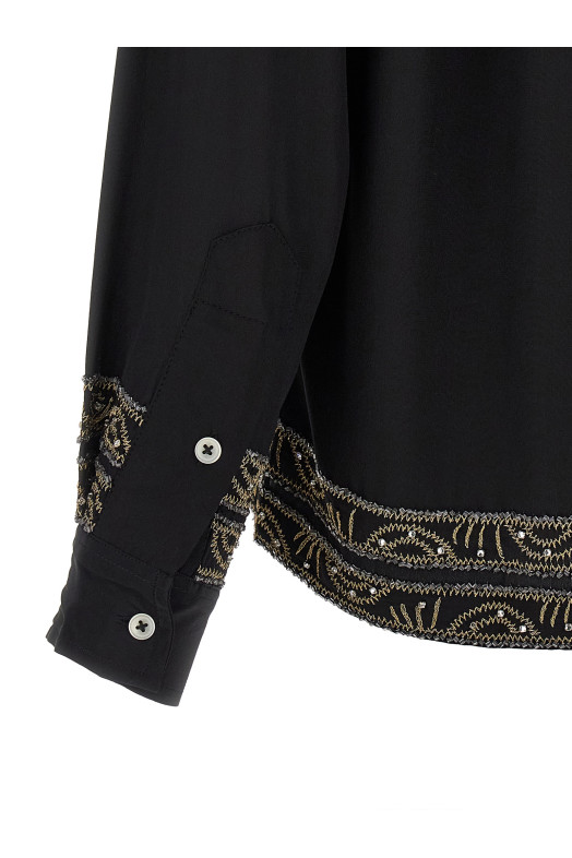 'Beaded Epoque' shirt Black 'Beaded Epoque' shirt Black