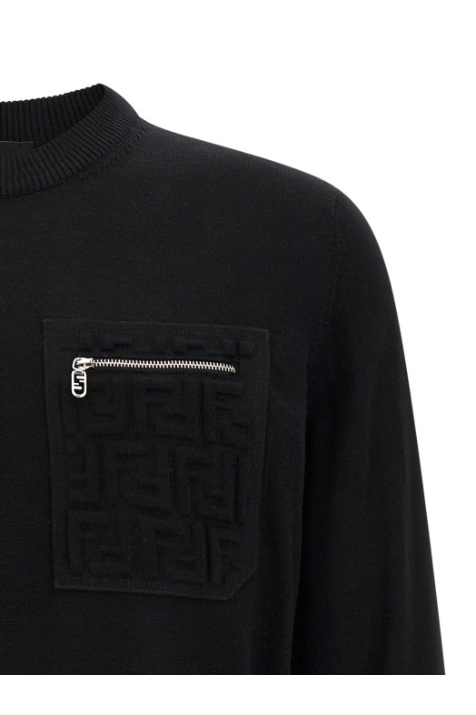 FF pocket sweater Black