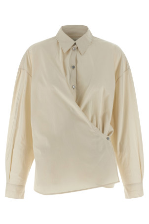 Сорочка «Straight Collar Twisted» Бежева SH1141LF1500WH048 Сорочка «Straight Collar Twisted» Бежева SH1141LF1500WH048