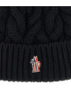 Плетена вовняна шапка Чорна MONCLER GRENOBLE K20983B00013M1172999 Плетена вовняна шапка Чорна MONCLER GRENOBLE K20983B00013M1172999