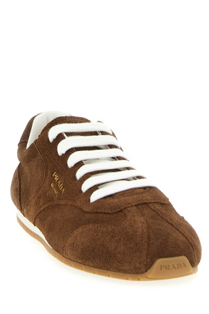 Suede sneakers Brown