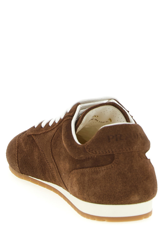 Suede sneakers Brown