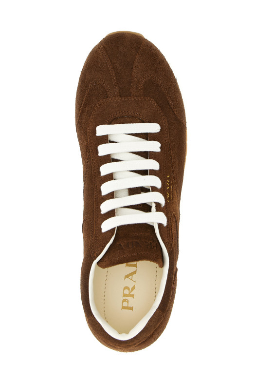Suede sneakers Brown