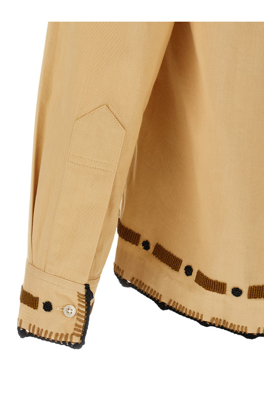 'Beaded Ryegrass' shirt Beige 'Beaded Ryegrass' shirt Beige