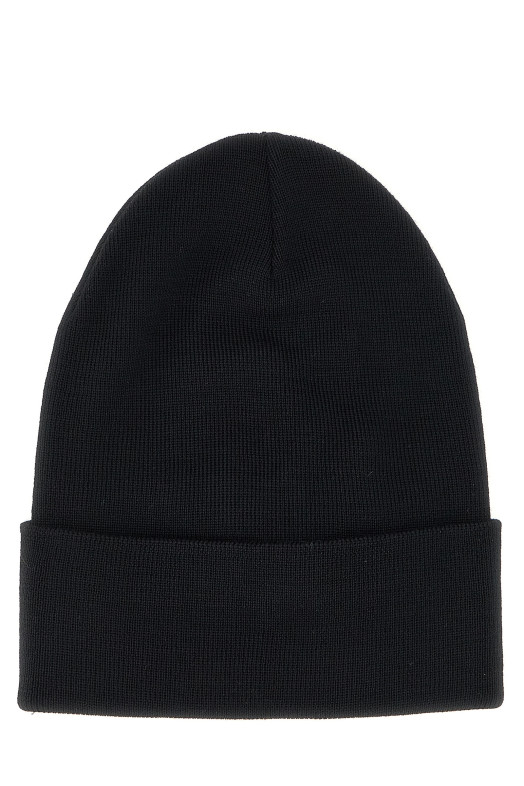 Шапка з логотипом Чорна MONCLER GRENOBLE K20973B0001209974999 Шапка з логотипом Чорна MONCLER GRENOBLE K20973B0001209974999