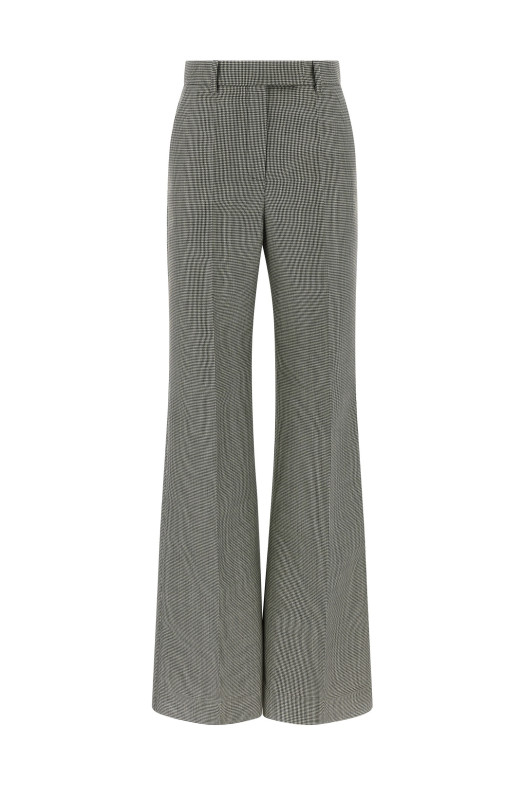 Valentino Garavani Houndstooth pants Black-grey