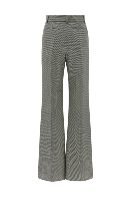 Valentino Garavani Houndstooth pants Black-grey