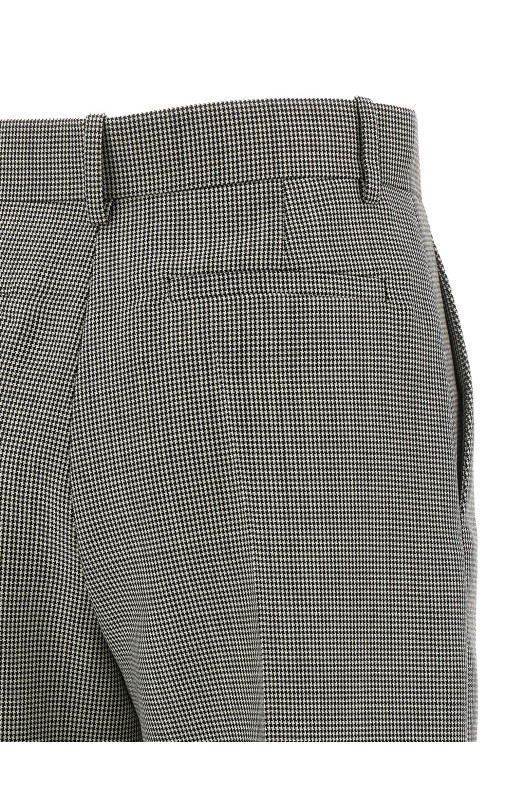 Valentino Garavani Houndstooth pants Black-grey